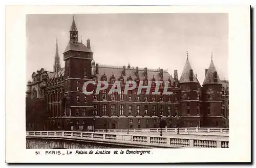 Ansichtskarte AK Paris Le Palais de Justice et la Conciergerie