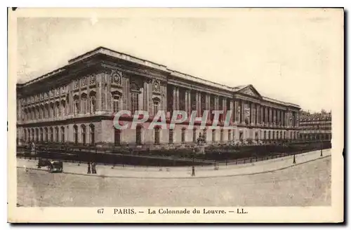 Ansichtskarte AK Paris La Colonnade du Louvre