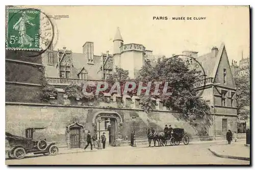 Cartes postales Paris Musee de Cluny