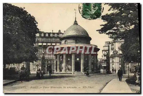 Ansichtskarte AK Paris Parc Monceau la Rotonde