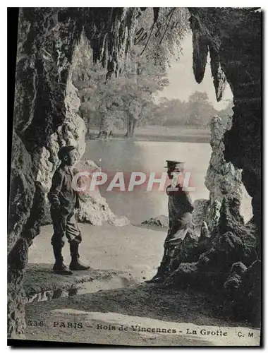 Cartes postales Paris Bois de Vincennes La Grotte