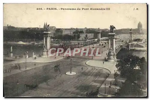 Ansichtskarte AK Paris Panorama du Pont Alexandre III