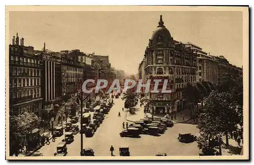 Cartes postales Paris Carrefour Richelieu Drouot Boulevards des Italiens et Haussmann