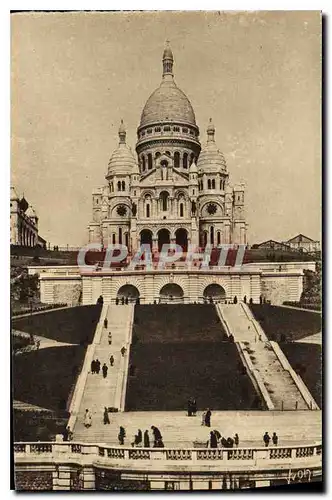 Ansichtskarte AK Paris Le Sacre Coeur de Montmartre et l'Escalier Monumental