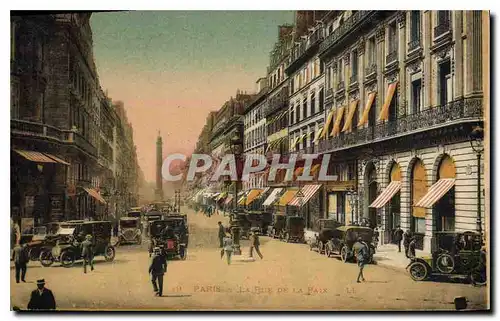 Cartes postales Paris La rue de la Paix