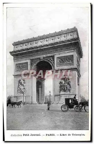 Ansichtskarte AK Petit Journal Paris L'Arc de Triomphe