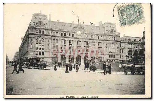 Cartes postales Paris Gare St Lazare