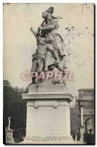 Cartes postales Paris Jardin des Tuileries Quand Memel