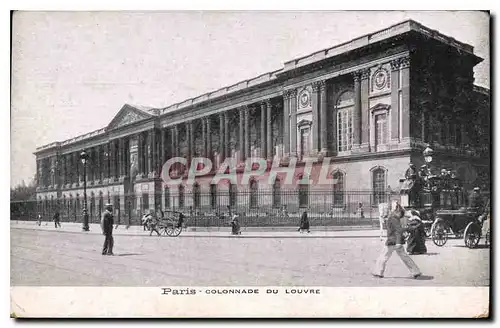 Ansichtskarte AK Paris Colonnade du Louvre