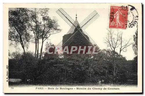 Ansichtskarte AK Paris Bois de Boulogne Moulin du Champ de Courses