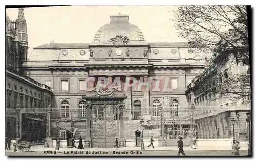 Ansichtskarte AK Paris Le Palais de Justice Grande Grille