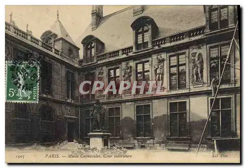 Ansichtskarte AK Paris Musee Carnavalet Cour Interieure