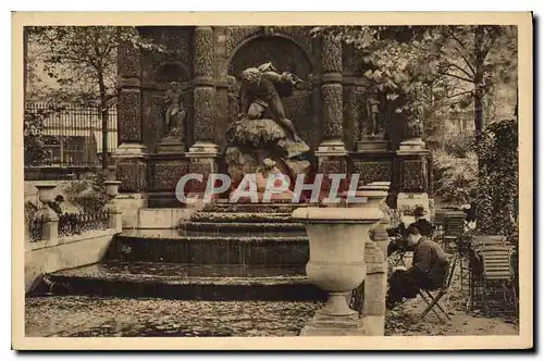 Cartes postales Paris La Fontaine Medicis Jardin du Luxembourg