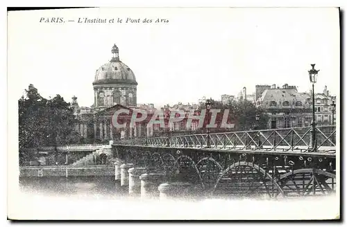 Ansichtskarte AK Paris L'Institut et le Pont des Arts