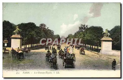 Cartes postales Paris Les Champs Elysees