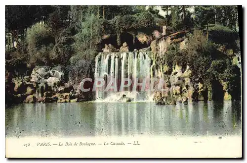 Cartes postales Paris Le Bois de Boulogne La Cascade