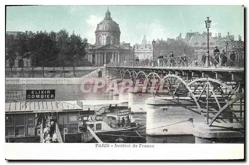 Cartes postales Paris Institut de France Maggi Elixir Combier