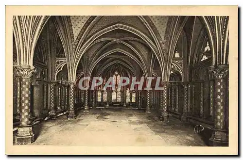 Ansichtskarte AK Paris La Sainte Chapelle La Crypte