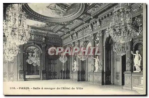 Cartes postales Paris Salle a Manger de l'Hotel de Ville