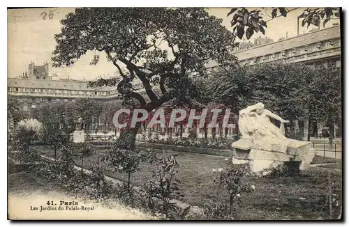 Cartes postales Paris Les Jardins du Palais Royal