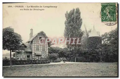 Cartes postales Paris Le Moulin de Longchamp au Bois de Boulogne