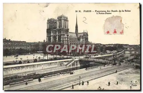 Ansichtskarte AK Paris Panorama des Bords de la Seine a Notre Dame