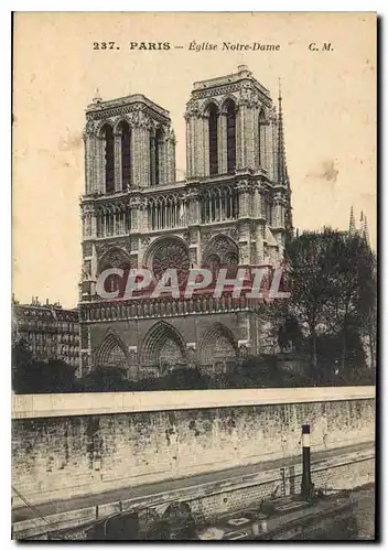 Cartes postales Paris Eglise Notre Dame