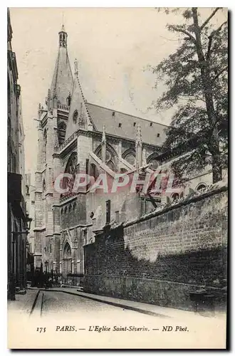 Cartes postales Paris L'Eglise Saint Severin