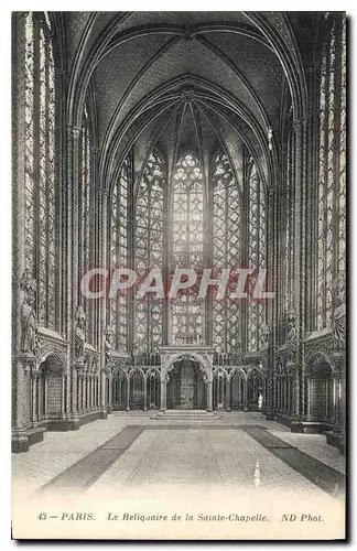 Cartes postales Paris Le Reliquaire de la Sainte Chapelle