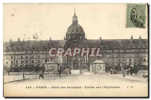 Ansichtskarte AK Paris Hotel des Invalides Entree sur l'Esplanade