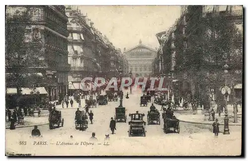 Cartes postales Paris L'Avenue de l'Opera