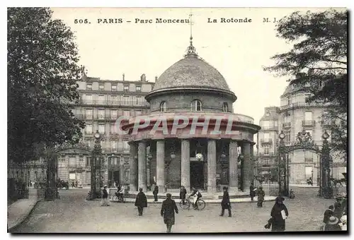 Ansichtskarte AK Paris Parc Monceau La Rotonde