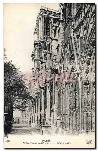 Ansichtskarte AK Paris Notre Dame Cote Sud