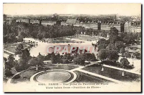 Ansichtskarte AK Paris Vue prise du Pavillon de Flore