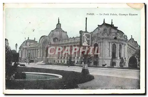 Ansichtskarte AK Paris Le Petit Palais Champs Elysees