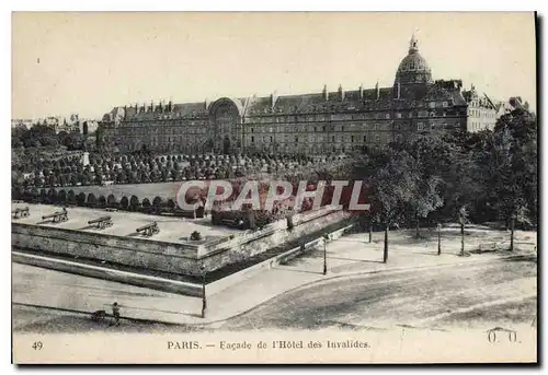 Ansichtskarte AK Paris Facade de l'Hotel des Invalides