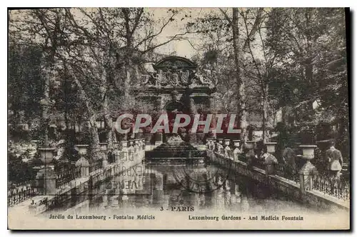 Ansichtskarte AK Paris Jardin du Luxemborg Fontaine Medicis