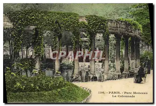 Cartes postales Paris parc Monceau La Colonnade