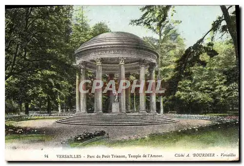 Cartes postales Versailles Parc du Petit Trianon Temple de l'Amour