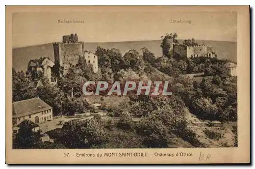 Cartes postales Environs du Mont Saint Odile Chateaux d'Ottrot