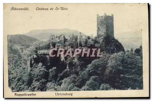 Cartes postales Ribeauville Chateau de St Ulric