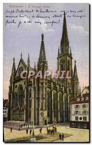 Cartes postales Mulausen IE Evangel Kirche