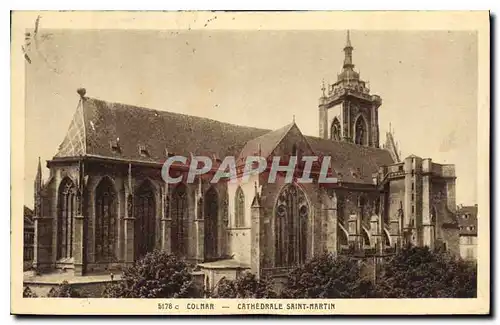 Cartes postales Colmar Cathedrale Saint Martin