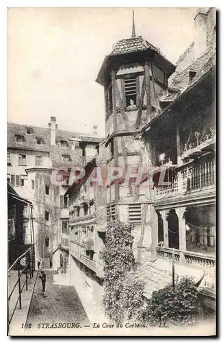 Cartes postales Strasbourg La Cour du Corbeau