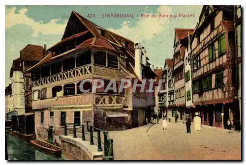 Cartes postales Strasbourg Rue du Bain aux Plantes