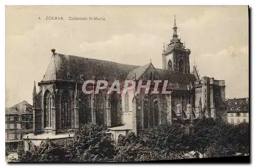 Ansichtskarte AK Colmar Cathedrale St Martin