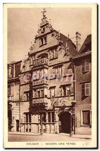 Cartes postales Colmar Maison des Tetes