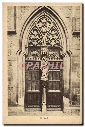 Cartes postales Colmar Eglise des Dominicains Portail