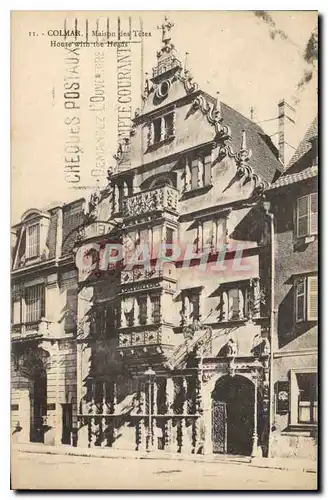 Cartes postales Colmar Maison des Tetes