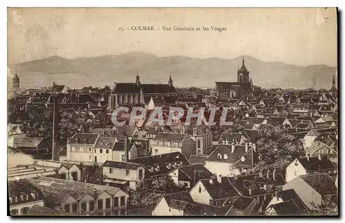 Cartes postales Colmar Vue Generale et les Vosges